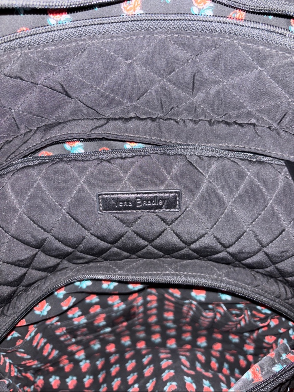 Quilted Black Backpack - Everyday Carry - Picture 5 of 14